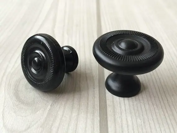 Черная ручка для выдвижного ящика ручки кухонного шкафа дверей мебели в стиле