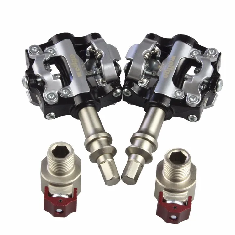 Wellgo QRD-WPD-M19 горный велосипед pegali MTB pegale A Sgancio Rapido In Lega di Alluminio 6061 CNC Pedali autobloccanti