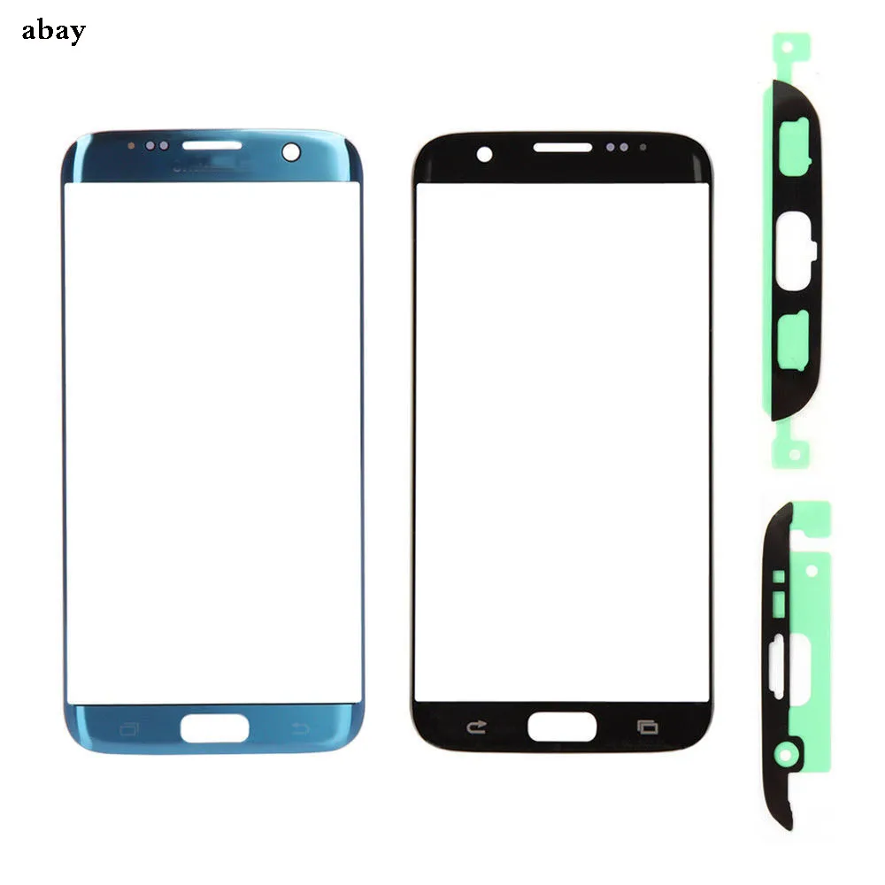 S7 S6 передний край наружный Стекло крышка объектива Замена для Samsung Galaxy G925 G935 G935F