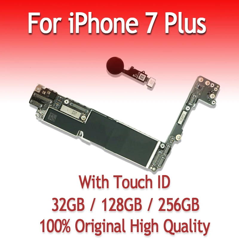 Оригинальная материнская плата для iPhone 7 Plus 32 ГБ 128 256 5 дюймовый экран с