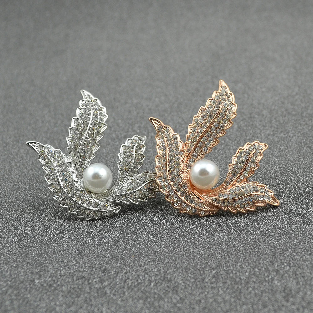 Zhen томоми простой цветок горный хрусталь моделируется-жемчужина корсаж шарф