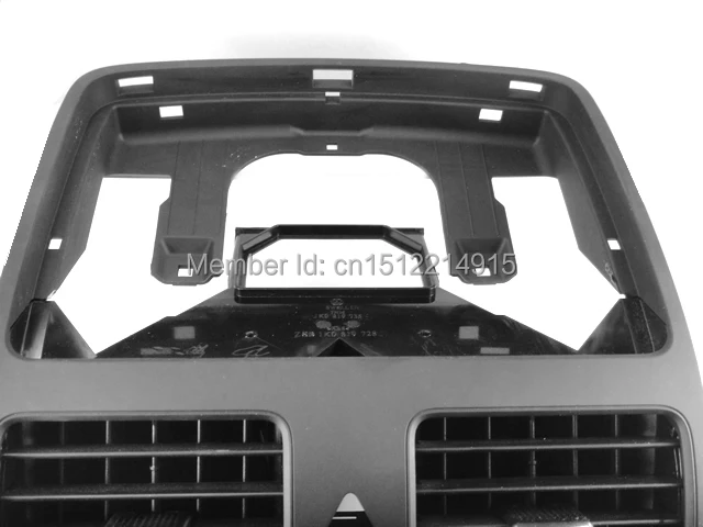 Черный передний центральный воздуховод для VW Jetta Golf GTI Rabbit MK5 MKV 1K0 819 728 F 1QB 728F 1K0819728F |