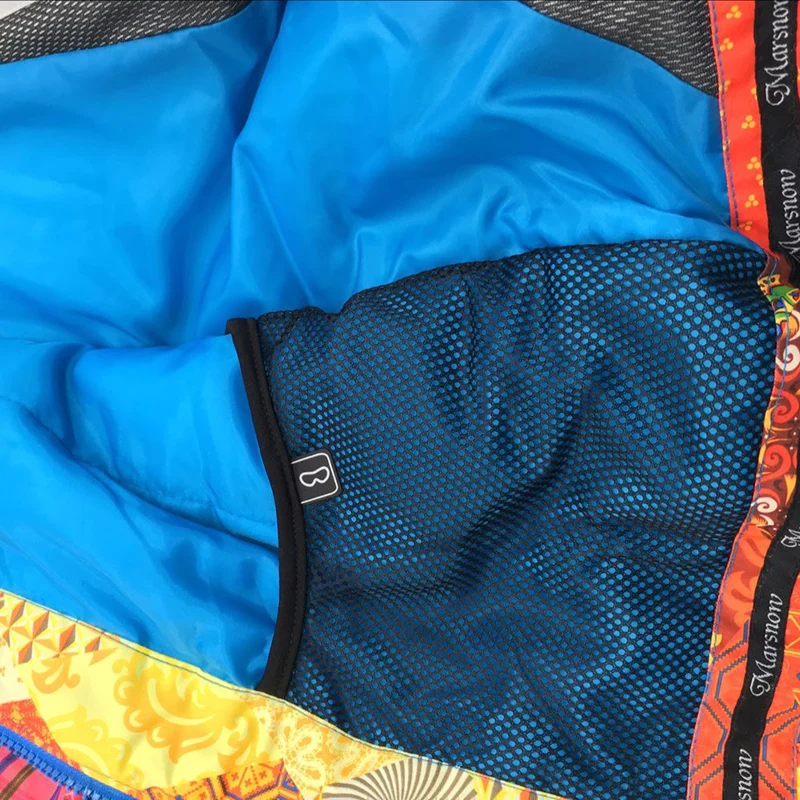 Лыжная куртка мужская водонепроницаемая ветрозащитная теплая плотная для