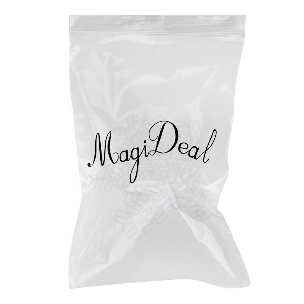 100 шт, 8 мм/15 мм, пластмассовый бюстгальтер, повязка на голову, сменные пряжки для регулировки нижнего белья, ползунки, кольца, клипсы, пришитые, нижнее белье, бикини, регуляторы