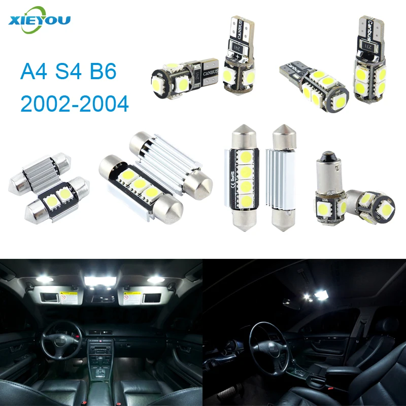 Фонари в упаковке 20 шт. для Audi A4 S4 B6 (2002 2004)|interior light|led light interiorled interior |
