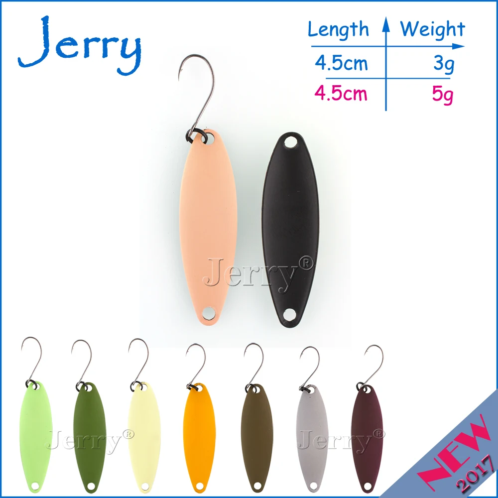Jerry 1 шт. Utralight рыболовные приманки микро рыболовная ложка для форели воблер