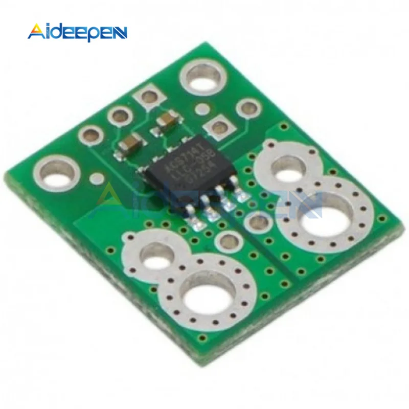 1 шт. ACS714 5A 20A 30A 5 в Lsolate ток сенсор Breakout доска фильтр сопротивление конденсатор Холла модуль заменить ACS712 - Цвет: 5A