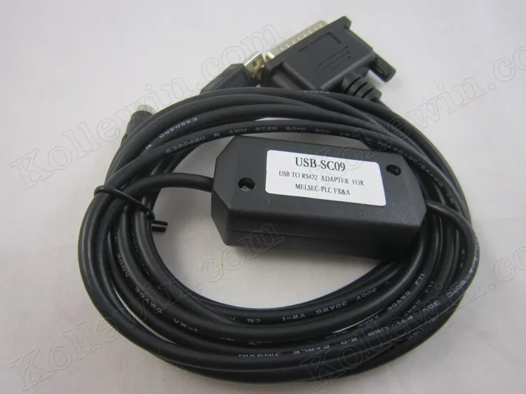 

USB-SC09 RS422 PLC programming cable for FX and A series USBSC09 , USB SC09 , USB-sc-09 new in box with indicator support win7/8