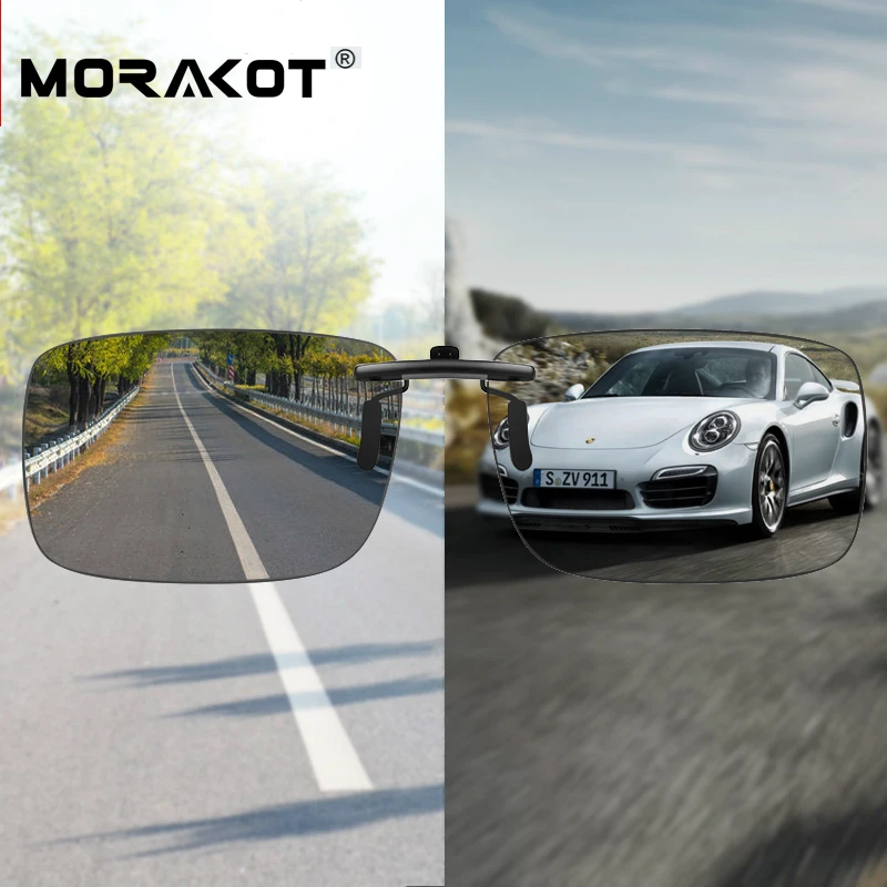 Morakot, унисекс, фотохромные очки, на клипсах, очки, анти-УФ, анти-уфв, ультра-светильник, для вождения, поляризационные, на клипсах, солнцезащитные очки, JP01289