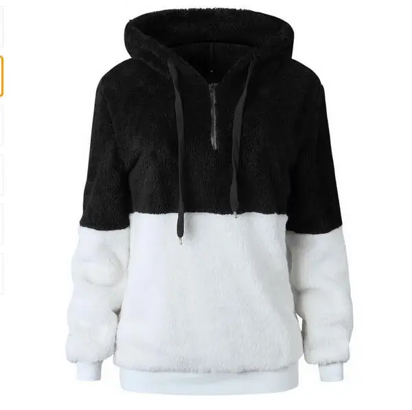 Большой размер пальто с искусственным мехом плюшевый мишка лоскутные женские