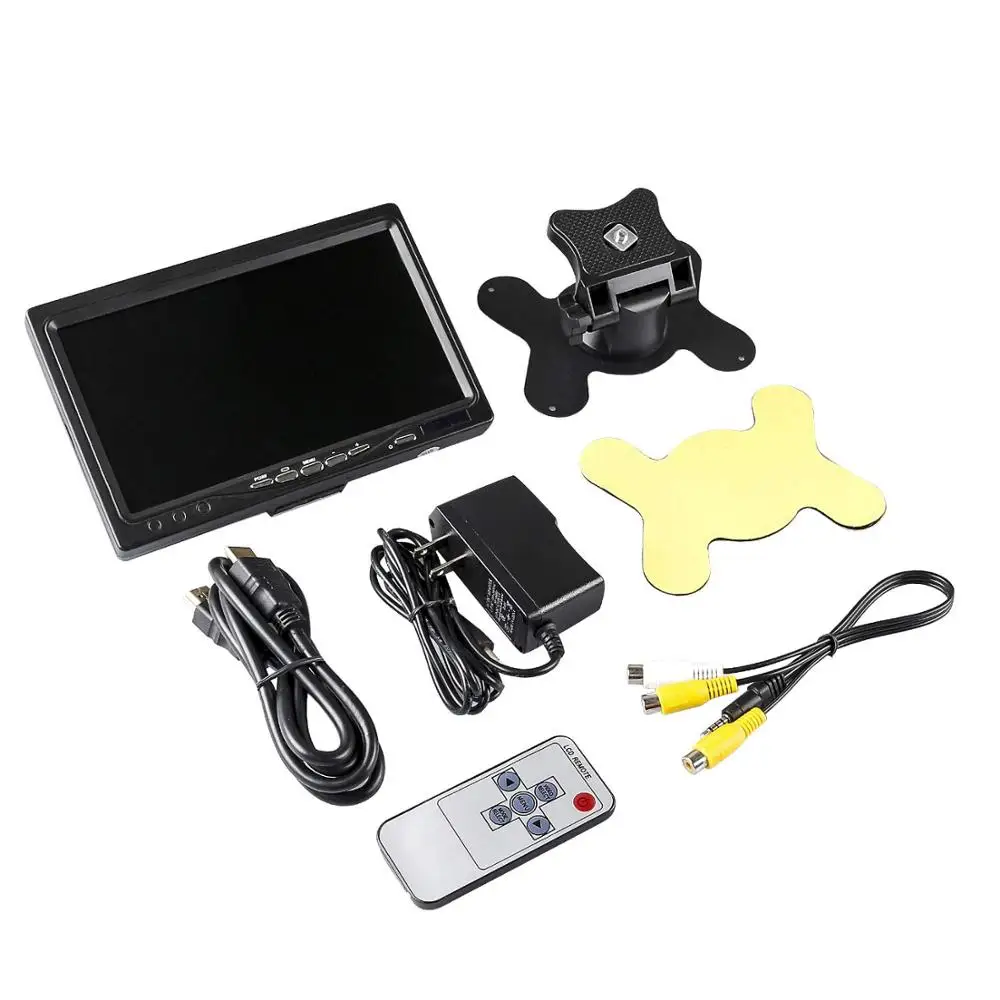 SunFounder 7 дюймовый монитор HDMI 1024x600 HD IPS ЖК дисплей AV VGA вход встроенный динамик для