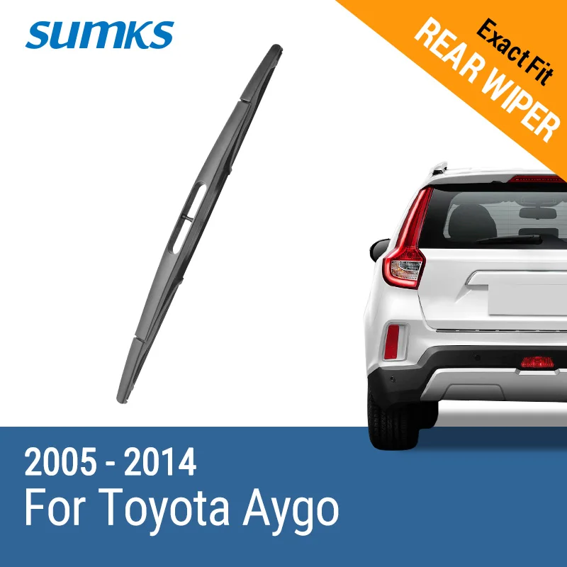 Летние задние щетки стеклоочистителя для Toyota Aygo 2005 2006 2007 2008 2009 2010 2011 2012 2013 2014 |