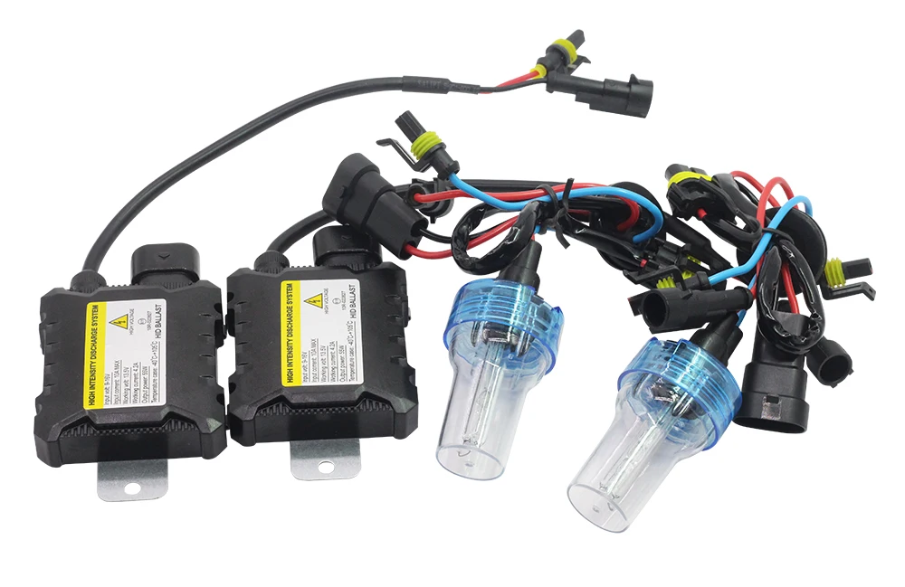 Buildreamen2 55Вт HID Xenon комплект лампы цифровой балласт блок H1 H3 H7 H8 H9 H11 9005 9006 880/1 3000 K-8000 K 12V автомобильный светильник головной светильник