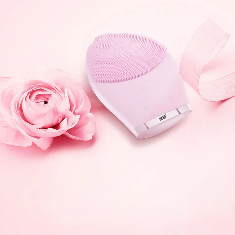 Электрическая Очищающая щетка для лица водонепроницаемый массажер кожи