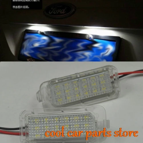 2x ярсветодиодный светодиодные SMD освещения номерного знака для Ford Fiesta Mk6 Mk7 2009