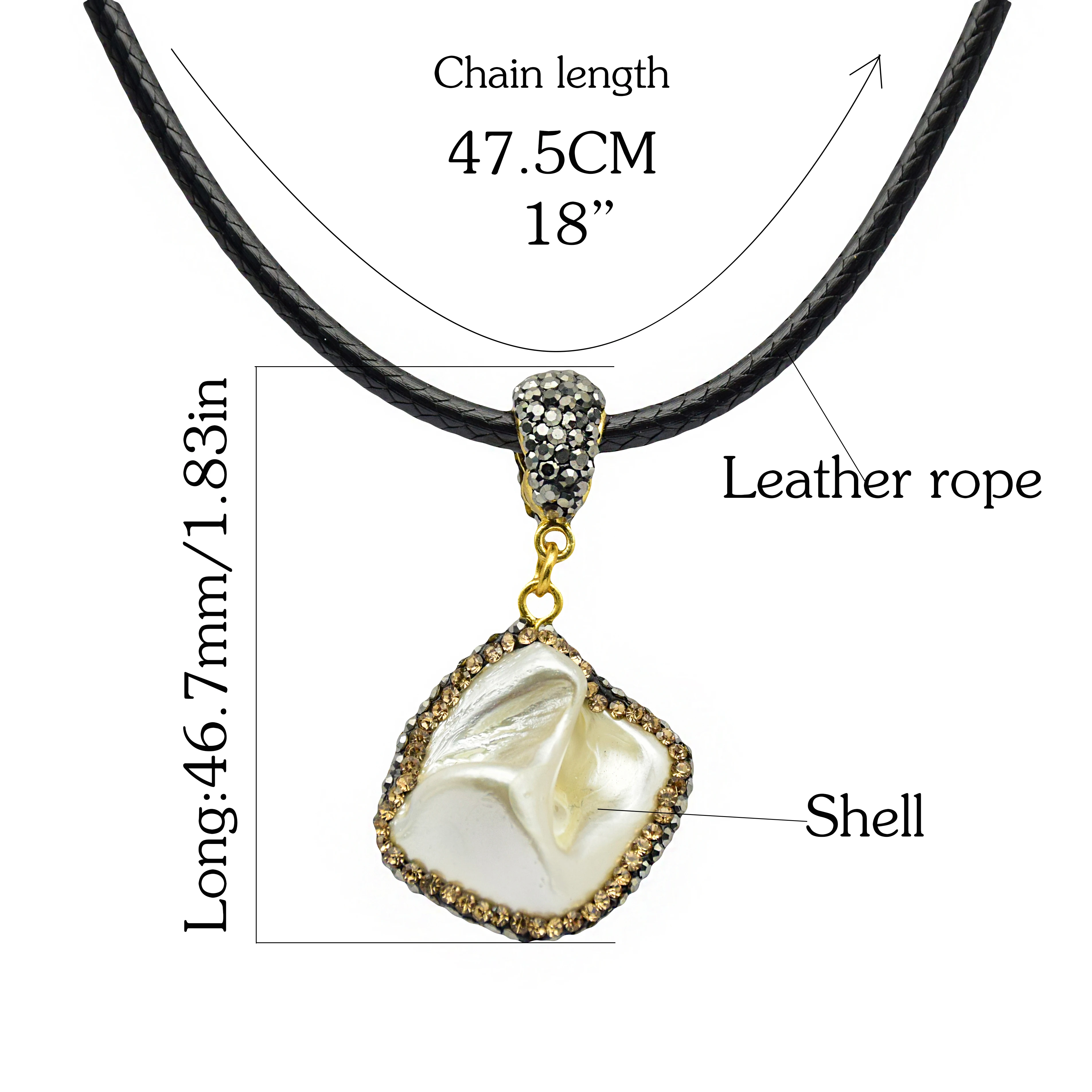 Ожерелье с подвеской неправильной формы для женщин ожерелье геометрической