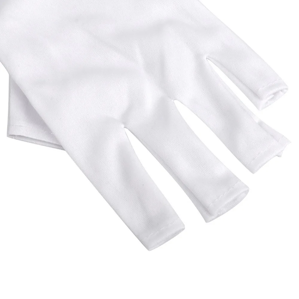 2018 Новый Красота ногтей защитные перчатки белого цвета для дизайна маникюр с