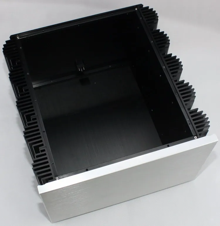 C-016 CNC все алюминиевые шасси чехол коробка шкаф для DIY аудио усилитель мощности 425 мм* 407 мм* 260 мм 425*407*260 мм