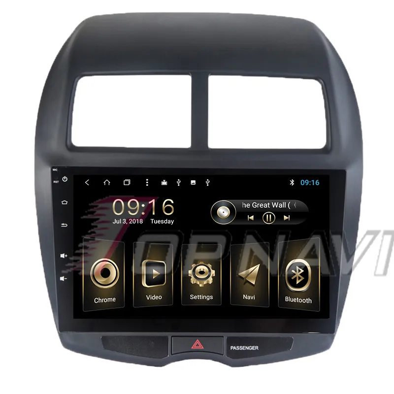 Автомобильный GPS плеер 2 din 10 1 дюйма Android 8 Радио для Mitsubishi ASX 2013 стерео