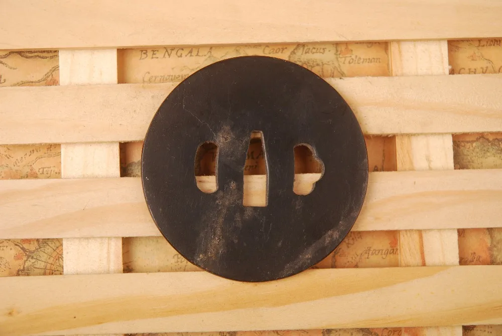 Новое поступление Классическая Ручная защита Железный Tsuba для японского