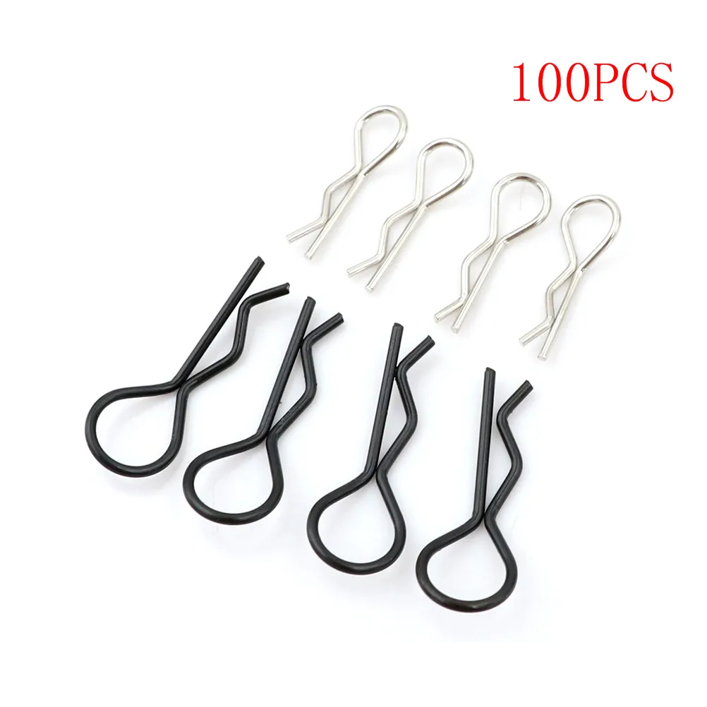 8pcs 1/10 1/16 Stainless Steel Body Clips Pins For HPI Himoto HSP RC Car Racing Shell wind tail parts New Arrival | Игрушки и хобби