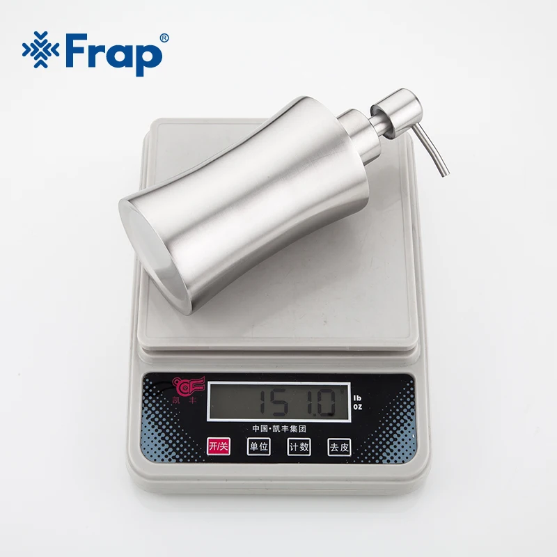 FRAP liquid soap dispensers bathroom stainless steel color emulsion bottle 400ml accessories pump foam tubes | Обустройство дома