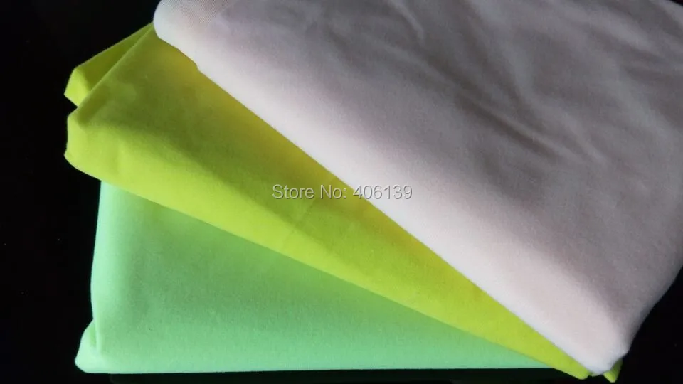Бесплатная доставка Высокое качество полиэстер светящаяся стекающаяся ткань