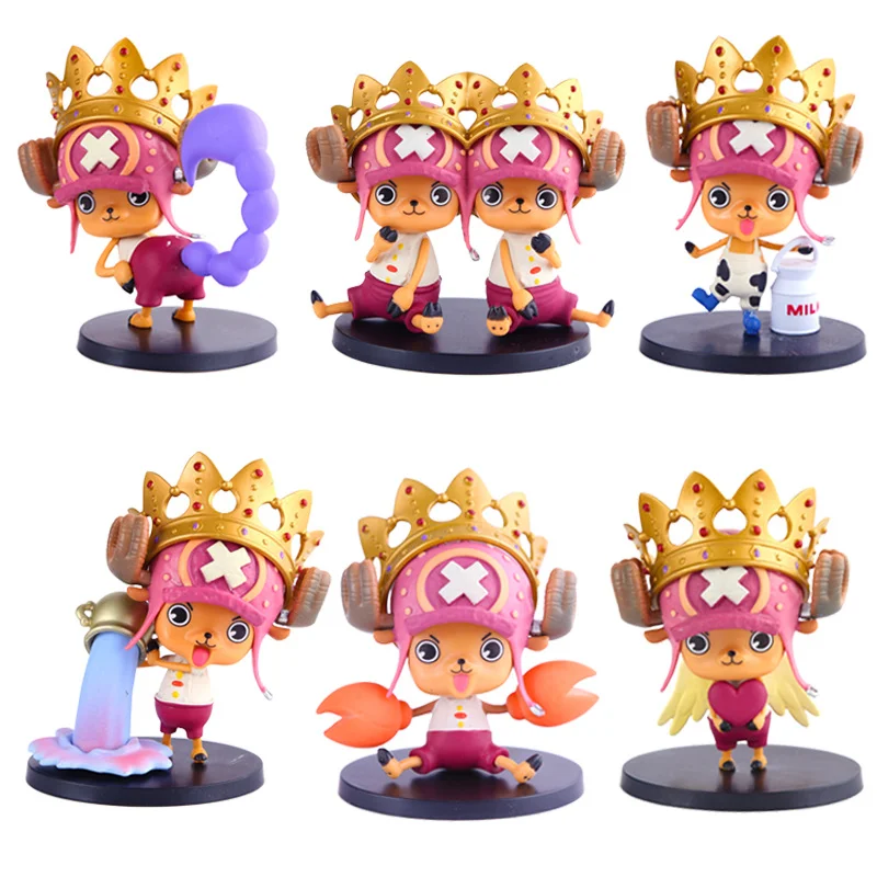 Аниме One Piece Tony tony Chopper Созвездие модель 2 вида стилей 6 шт./компл. фигурка экшен