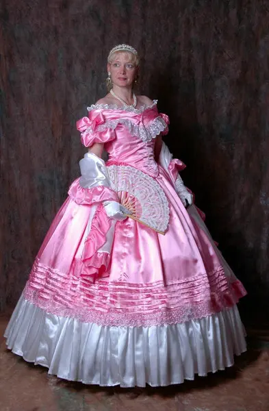 NewCustomer-made Pink 1800S Victorian dress 1860s Civil war Dress Theater Reenactor Costume Renaissance V-435 |