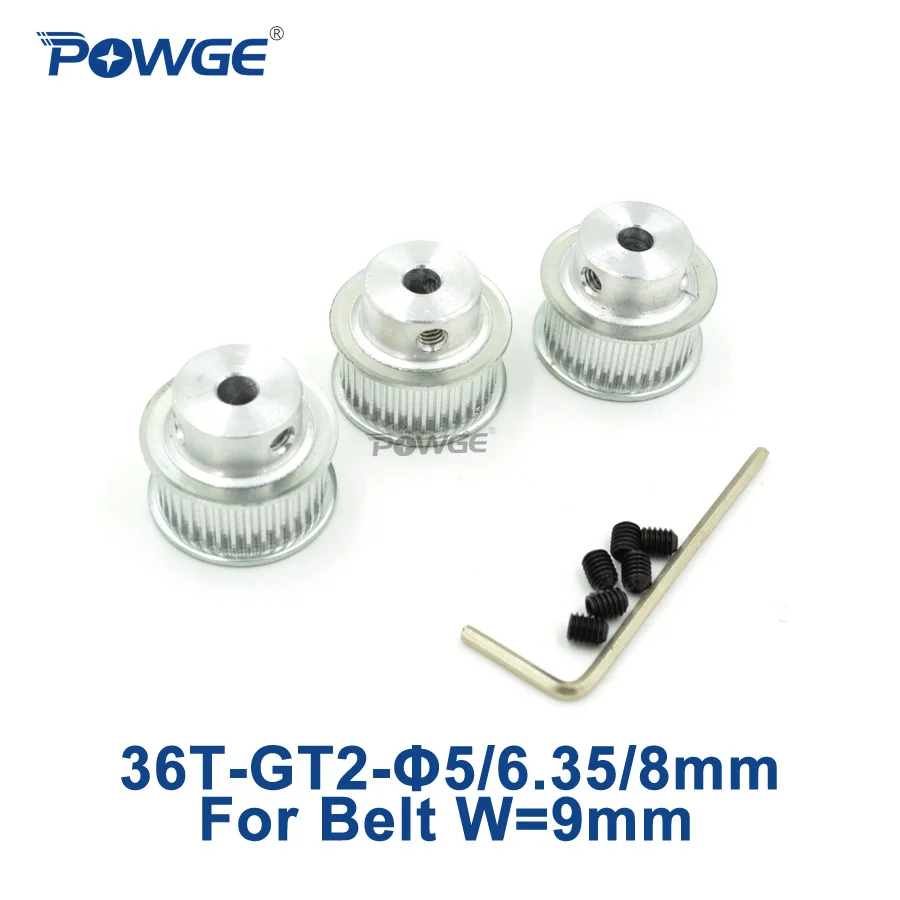 3 шт. 36 зубьев 5 мм 6 35 8 зубьев|36 teeth|timing pulley2gt pulley |