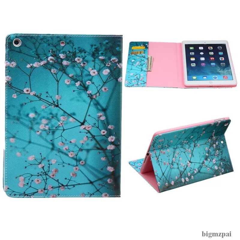 Новый чехол из ПУ кожи для iPad 5 3D принтер с подставкой кошелек держатель карт