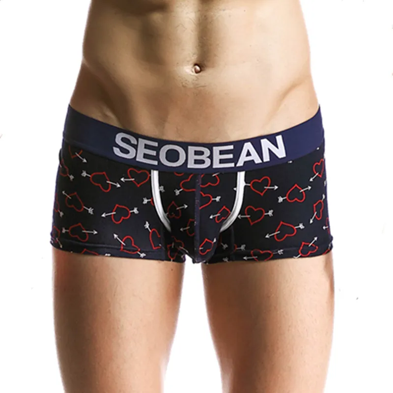 Мужские боксеры с заниженной талией Размеры M L XL XXL|male boxers|men boxer underwearman underwear cotton |
