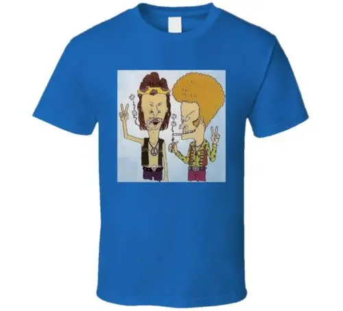 Мужская футболка с забавным мультяшным рисунком beved и Butthead новая модная унисекс