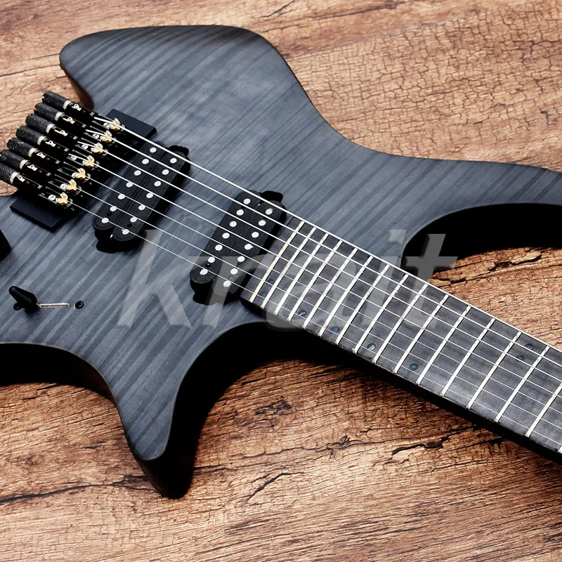 Krait безголовая гитара 7 струн strandberg безголовая гитара пепельное дерево Пламя клен Топ Пламя клен Шея