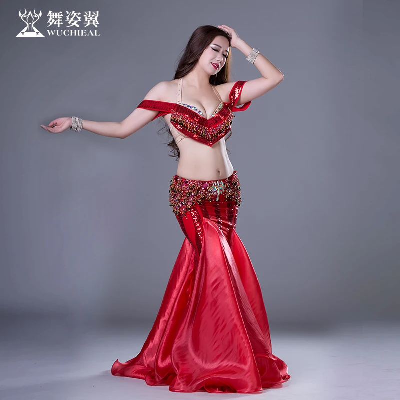 bra skirt underpants Живота Танцы Восточный Восточной живота Танцы Алмазная вышивка танцевальные костюмы одежда бюстгальтер, пояс шарф юбка кольцо комплект с платьем 2351 - Цвет: bra skirt underpants