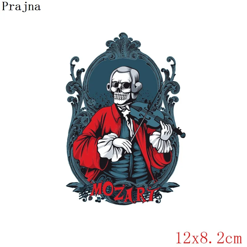 Prajna Musician Mozart патч железо на скрипки патчи для детской одежды Diy шляпа аппликация