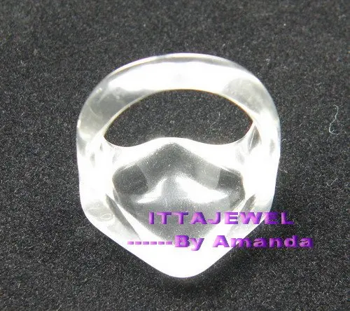 100 шт. прозрачная фотография Оптовая Продажа + Бесплатная доставка|rings free shipping|ring