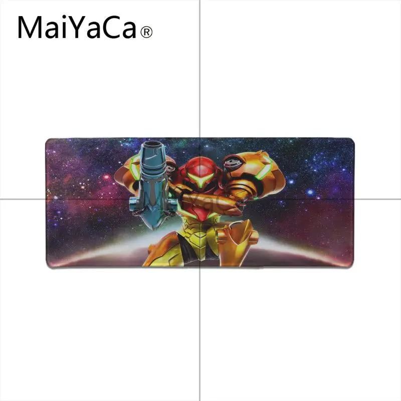 MaiYaCa Metroid Samus Gamer Speed Mice розничная продажа маленький резиновый коврик для мыши