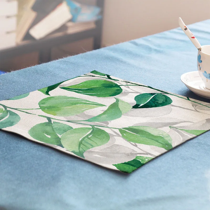 Современные Горячая распродажа! простой пастырской стиль зеленые листовые