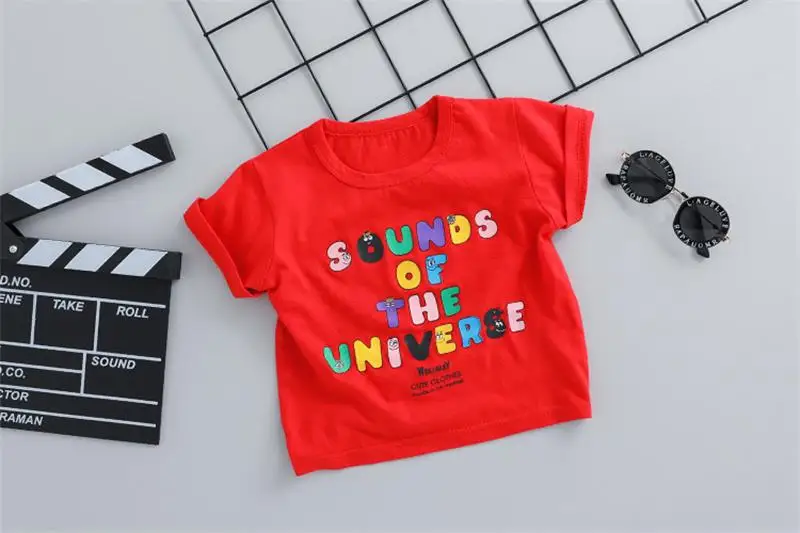 Комплекты летней одежды для малышей комплекты маленьких мальчиков футболка