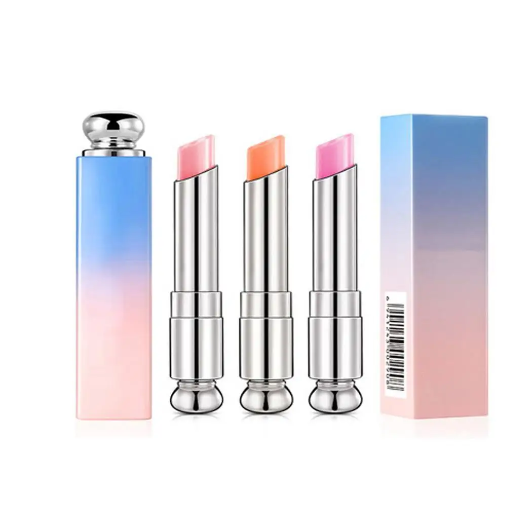 Женский влагостойкий цветной бальзам для губ всех типов кожи 3 года 8 г|Бальзам