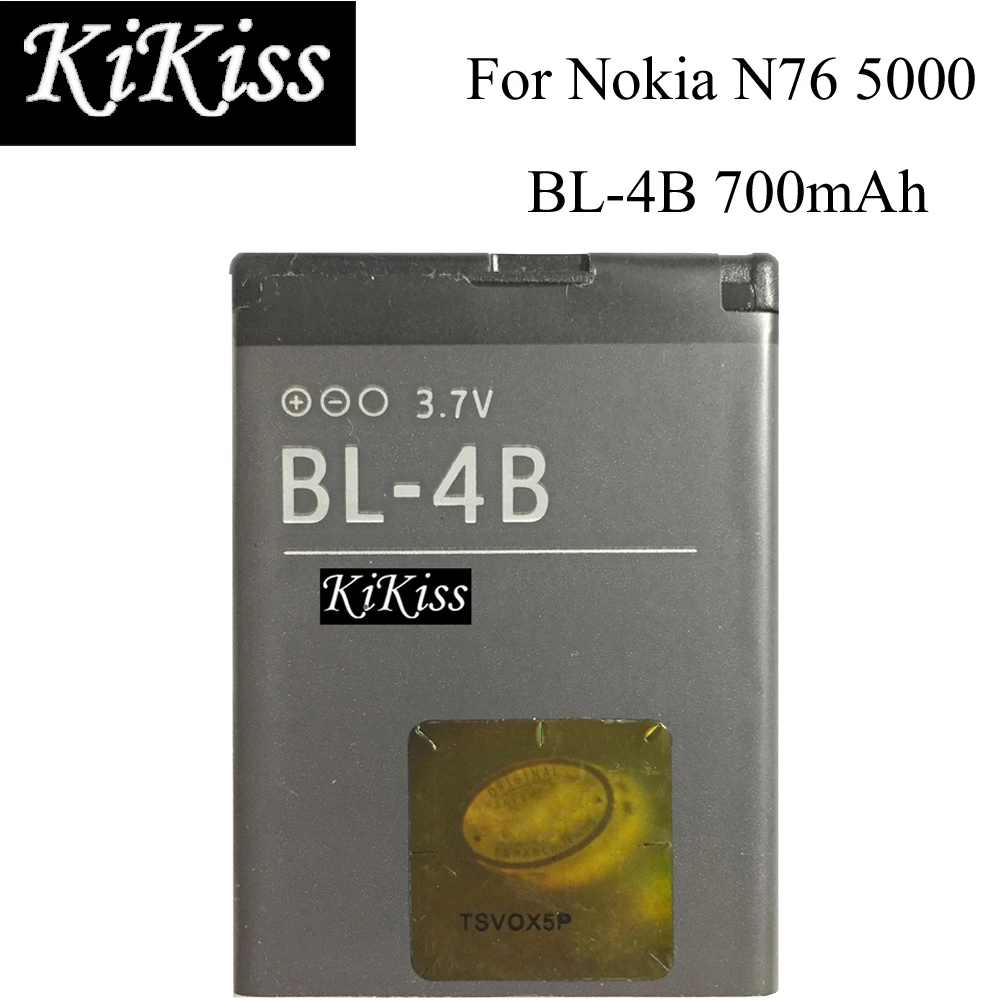 Литий ионный аккумулятор KiKiss для сотового телефона Φ 700mAh Для Nokia N76 5000 5320XM 7070 2505 2630