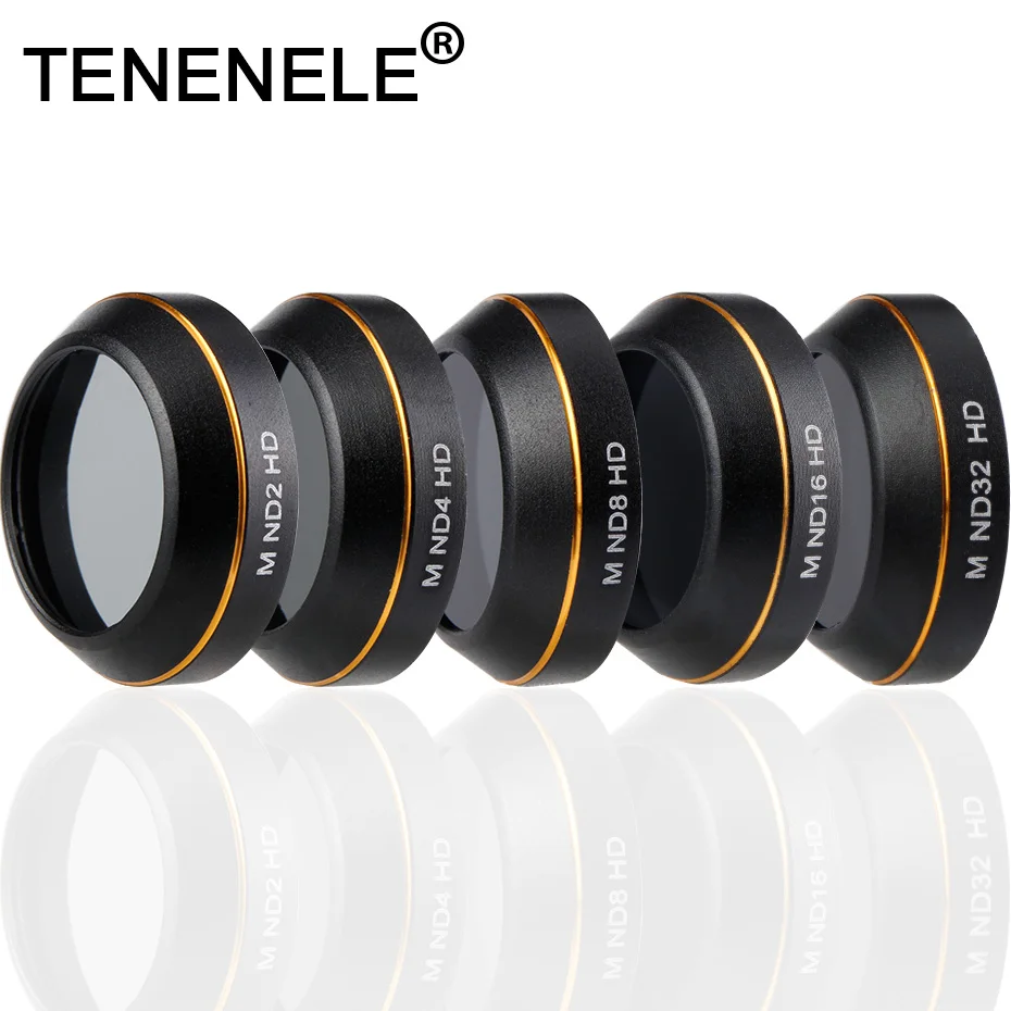 Фильтр для дрона TENENELE Mavic Pro фильтр ND 2 4 8 16 32 фильтры объектива DJI Круговой