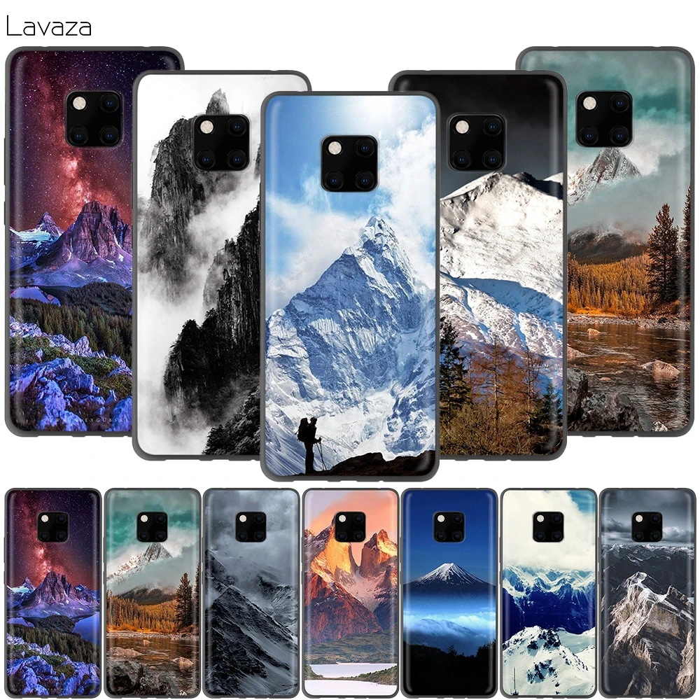 Чехол Lavaza с изображением гор пика леса снега для Huawei P30 P20 P10 P9 P8 Mate 20 10 Pro Lite P Smart