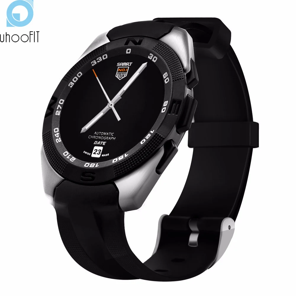 Uhoofit G5 Смарт-часы MTK2502 Smartwatch монитор сердечного ритма Фитнес трекер вызова SMS