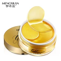 mengxilan 24k under eye collagen gold eye mask sleep mask hydrogel eye patches pads dark circle removal skin care product