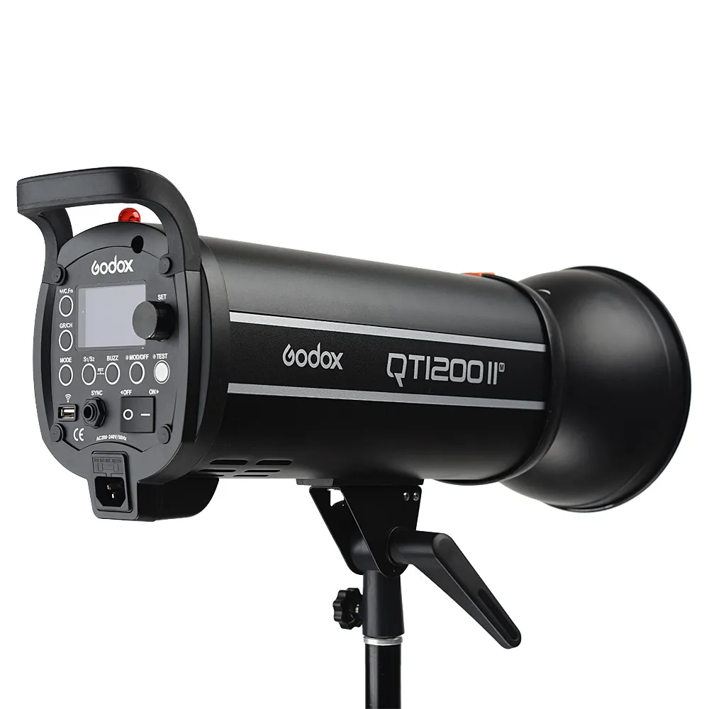 New Godox QT1200II 1200W 1200WS GN102 1/8000s High Speed Sync Flash Strobe Light with Built in 2.4G Wirless System | Электроника