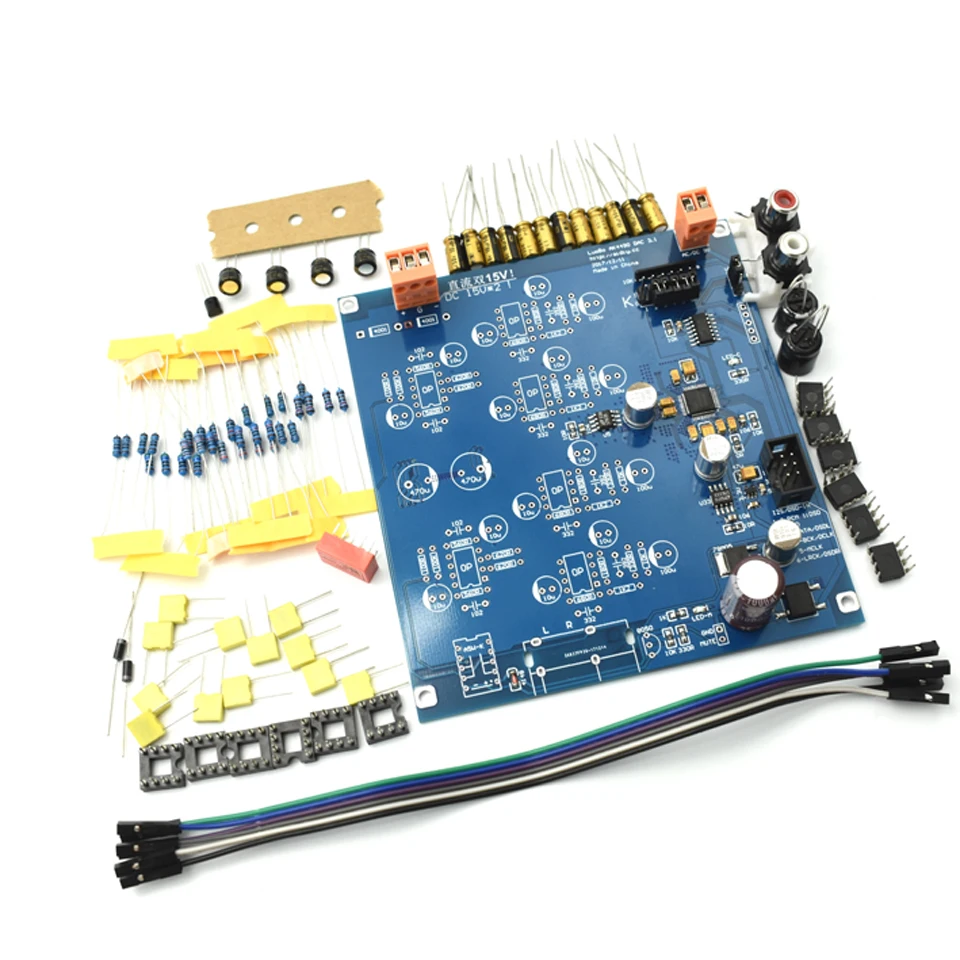AK4490EQ HIFI DAC декодер Официальный стандартный цепи ies DSD вход полуфабрикат DC 15 В DIY наборы B3-002
