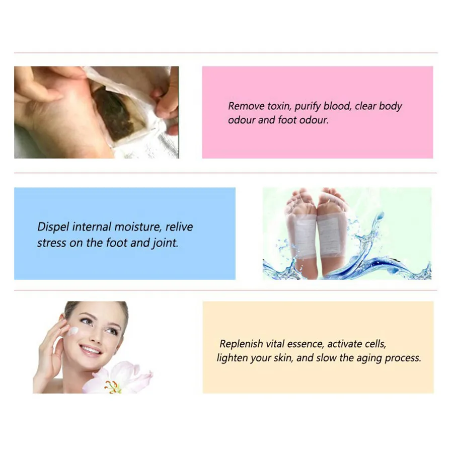 

200pcs=(100pcs Patches+100pcs Adhesives) Detox Medical plaster Helps sleep Foot Patches weight lose Feet Slimming Z08028