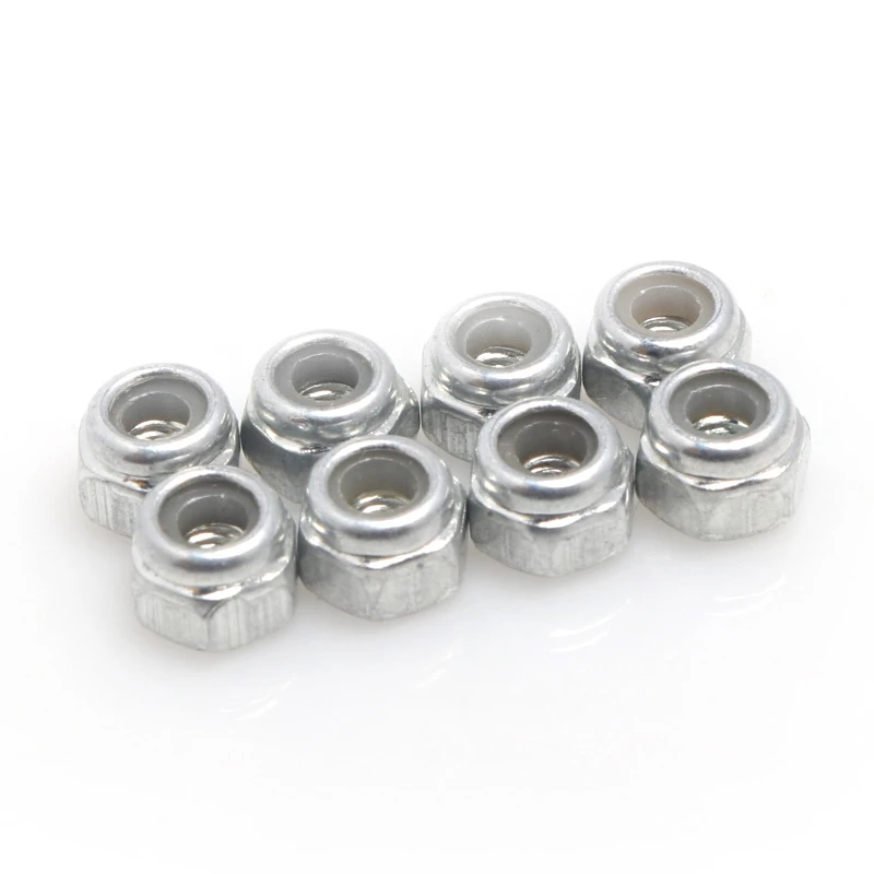 Новинка 2019 4 шт. M2.5 гайки Запчасти Аксессуары для Locknut прочные Wltoys 12428 1/12 RC
